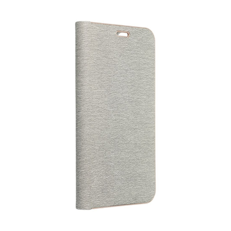 Apple iPhone 16 Plus Book Handytaschen LUNA Book Gold Elegant  Silber