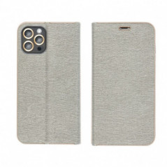 Apple iPhone 16 Plus Book Handytaschen LUNA Book Gold Elegant  Silber