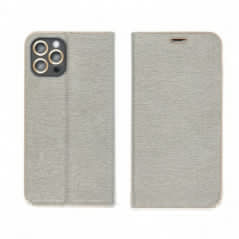 Apple iPhone 16 Plus Book Handytaschen LUNA Book Gold Elegant  Silber
