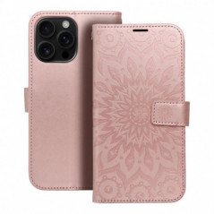 Apple iPhone 16 Pro Max Book Handytaschen MEZZO Book Mandala  Roségold