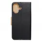 Apple iPhone 16 Brieftaschenetui Fancy Book Schwarz