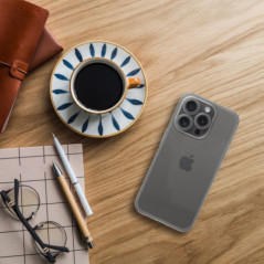 Apple iPhone 16 Pro Max Hülle Clear 1.5 mm GRID Durchsichtbar