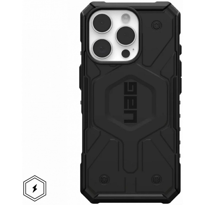 Apple iPhone 16 Pro Hülle Urban Armor Gear Pathfinder Premium-Gehäuse  MagSAFE  Schwarz