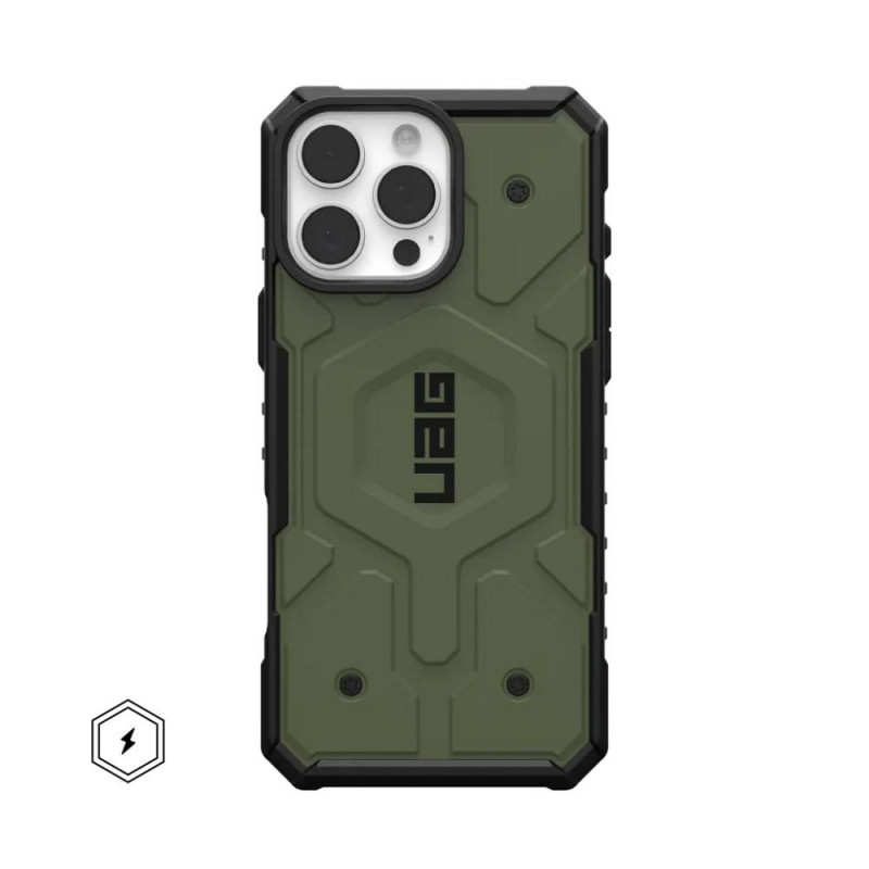 Apple iPhone 16 Pro Max Hülle Urban Armor Gear Pathfinder Premium-Gehäuse  MagSAFE  Oliv