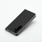 Samsung Galaxy S25 Plus Book Handytaschen LUNA Book Carbon Kohlenstoff-Faser, Elegant  Schwarz