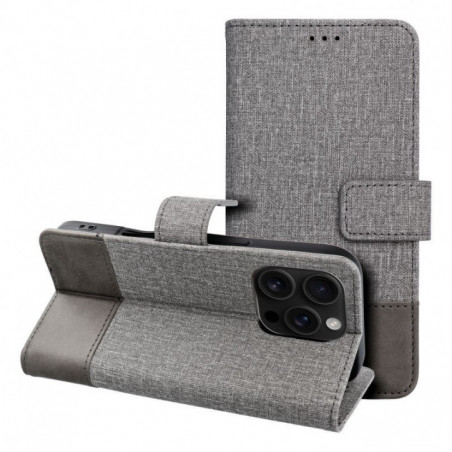 Samsung Galaxy A55 Book Handytaschen GOMMA Elegant  Grau