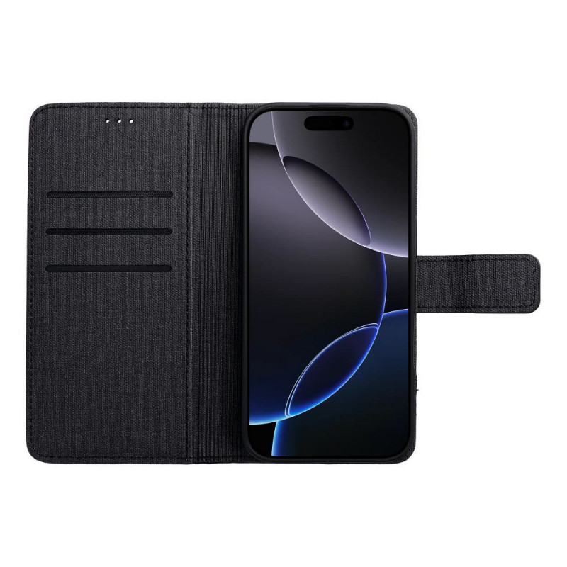 XIAOMI Redmi Note 14 Pro 5G Book Handytaschen GOMMA Elegant  Schwarz