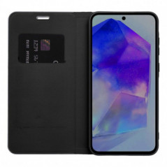 XIAOMI Redmi Note 14 Pro Plus 5G Book Handytaschen LUNA Book Carbon Kohlenstoff-Faser, Elegant  Schwarz