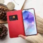 XIAOMI Redmi Note 14 Pro 5G Book Handytaschen LUNA Book Carbon Kohlenstoff-Faser, Elegant  Rot