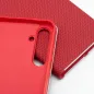 XIAOMI Redmi Note 14 Pro 5G Book Handytaschen LUNA Book Carbon Kohlenstoff-Faser, Elegant  Rot