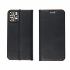 XIAOMI Redmi 14C Book Handytaschen LUNA Book Gold Elegant  Schwarz