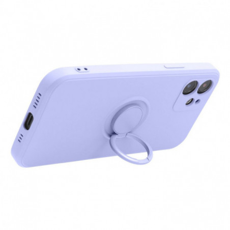 XIAOMI Redmi Note 14 4G Hülle Silicone ring Lila (Violet)