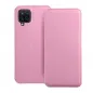 Samsung Galaxy A12 Book Handytaschen Dual Pocket book Hell-Pink