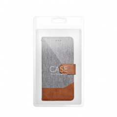 Samsung Galaxy A55 Book Handytaschen JEANS Elegant  Grau