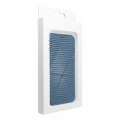 Apple iPhone 14 Pro Book Handytaschen FOLIO Side Magnet Elegant, Kohlenstoffmuster  Blau