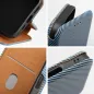 XIAOMI Redmi 14C Book Handytaschen FOLIO Side Magnet Elegant, Kohlenstoffmuster  Blau