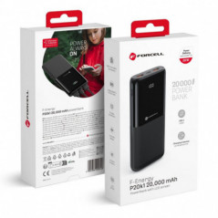 Forcell Power bank F-Energy P20k1 PD 20W QC 20000mAh schwarz