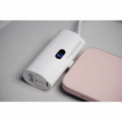 Forcell Power bank F-ENERGY Power Plug F5K3 PD 20W 5000 mAh weiß