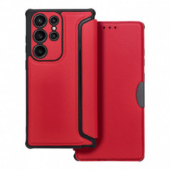 Samsung Galaxy S23 Ultra 5G Book Handytaschen Razor Book Kohlenstoff-Faser, Kohlenstoffmuster