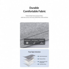 Dux Ducis Tasche LBTC für Laptop 13-13.9in Horizontal Handtasche hellgrau