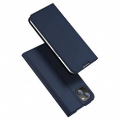 Apple iPhone 14 Plus Hülle Dux Ducis Leather Blau