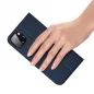 Apple iPhone 14 Plus Hülle Dux Ducis Leather Blau