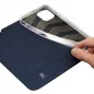 Apple iPhone 14 Plus Hülle Dux Ducis Leather Blau