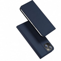 Apple iPhone 15 Plus Hülle Dux Ducis Leather Blau