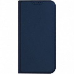 Apple iPhone 15 Plus Hülle Dux Ducis Leather Blau