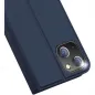 Apple iPhone 15 Plus Hülle Dux Ducis Leather Blau
