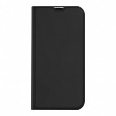 Apple iPhone 14 Plus Hülle Dux Ducis Leather Schwarz
