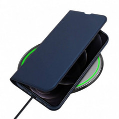 Apple iPhone 13 Pro Max Hülle Dux Ducis Leather Blau