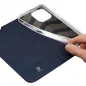 Apple iPhone 14 Pro Hülle Dux Ducis Leather Blau