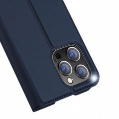 Apple iPhone 14 Pro Hülle Dux Ducis Leather Blau