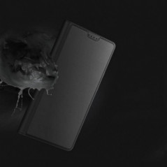 Apple iPhone 15 Hülle Dux Ducis Leather Schwarz