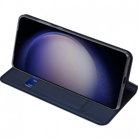 Samsung Galaxy S24 PLUS Hülle Dux Ducis Leather Blau