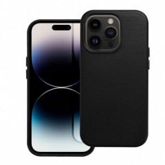 Samsung Galaxy S25 Plus Hülle Leather Mag Cover Elegant  MagSAFE  Schwarz