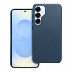 Samsung Galaxy S25 Plus Hülle Leather Mag Cover Elegant  MagSAFE  Indigoblau