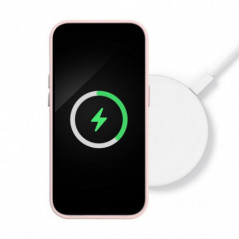 Samsung Galaxy S25 Plus Hülle Leather Mag Cover Elegant  MagSAFE  Sandrosa