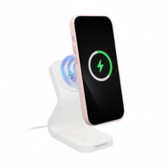 Samsung Galaxy S25 Plus Hülle Leather Mag Cover Elegant  MagSAFE  Sandrosa