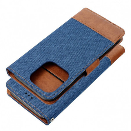 Apple iPhone 16e Book Handytaschen JEANS Elegant  Blau