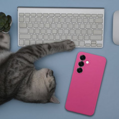 Samsung Galaxy S25 Ultra Hülle Silicone 2mm Rosa