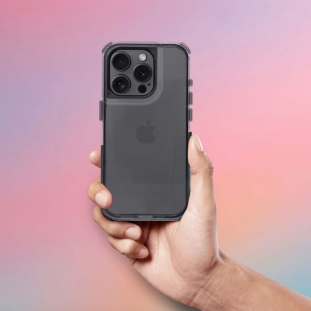 Apple iPhone 16e Hülle Matrix Clear Schwarz