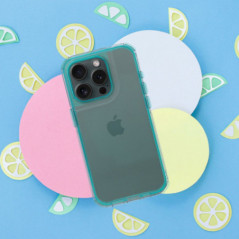 Apple iPhone 16e Hülle Matrix Clear Minzig