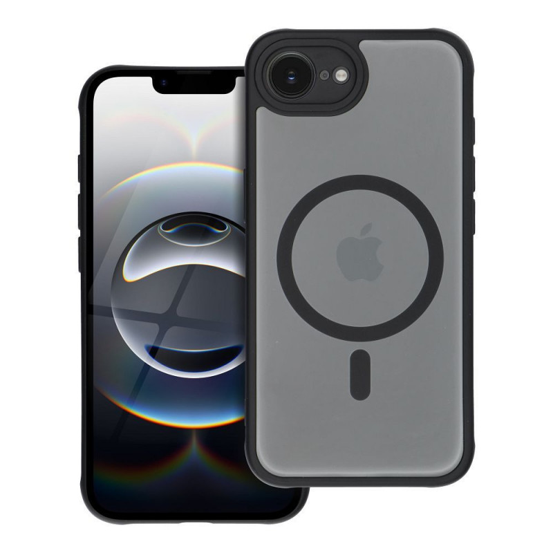 Apple iPhone 16e Hülle Matte Mag Cove MagSAFE  Schwarz