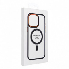 Apple iPhone 15 Hülle Color Edge Mag MagSAFE  Schwarz