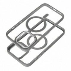 Apple iPhone 16e Hülle Color Edge Mag MagSAFE  Titangrau