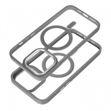 Apple iPhone 16e Hülle Color Edge Mag MagSAFE  Titangrau