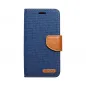 Apple iPhone 16 Pro Book Handytaschen CANVAS Book Navy blau