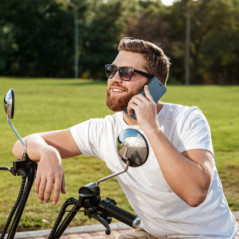 Apple iPhone 16 Pro Book Handytaschen CANVAS Book Navy blau